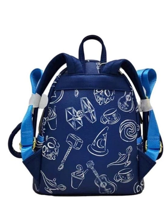 Disney Employee Center DEC D23 Gold Member Exclusive Loungefly Mini Backpack NWT main image 5